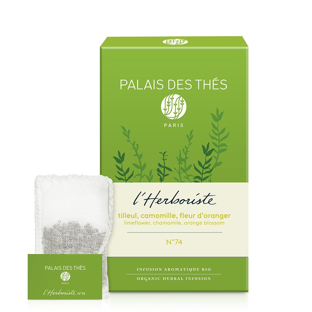 L'HERBORISTE N°74 Organic Herbal Tea - Caffeine Free