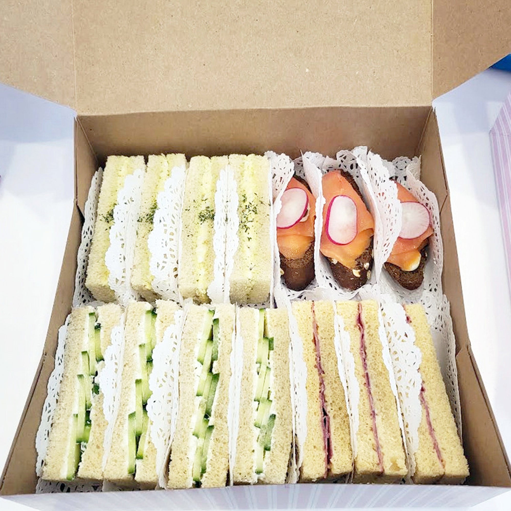 Tea Sandwiches Catering Box (Pick up)