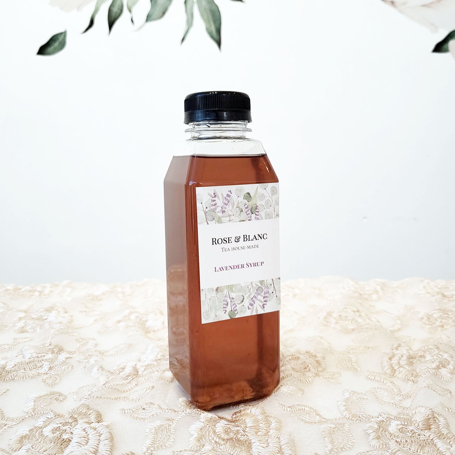 Tea-house Made Rose Syrup 16 oz