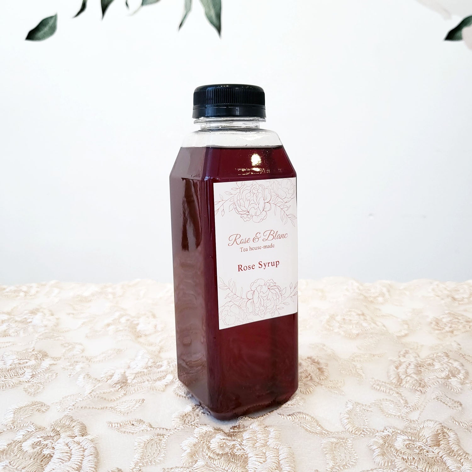 Tea-house Made Rose Syrup 16 oz