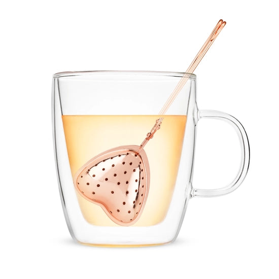 Rose Gold Heart Tea Infuser